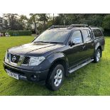 2009 NISSAN NAVARA OUTLAW D40 PICKUP WITH CARRYBOY TOP, TOWBAR 6SP AIR CON