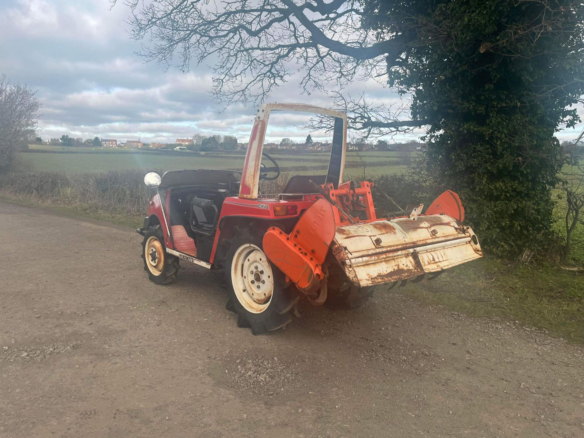 HINOMOTO JT1 4WD COMPACT TRACTOR WITH 4FT ROTAVATOR *PLUS VAT* - Image 12 of 12