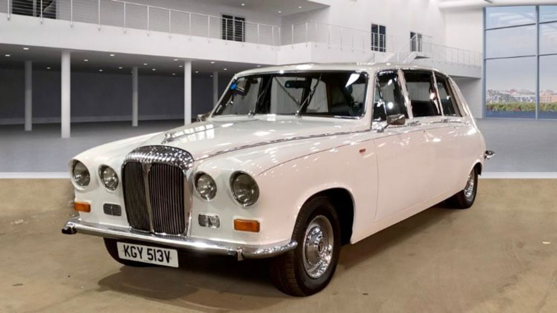 1980 DAIMLER LIMOUSINE AUTO WHITE LIMOUSINE *NO VAT* - Image 2 of 9