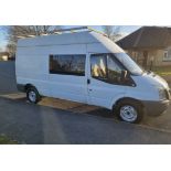 2008 FORD TRANSIT 100 T350L RWD WHITE PANEL VAN - PARTIAL CAMPER CONVERSION *NO VAT*