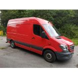 2015 MERCEDES-BENZ SPRINTER 310 CDI RED PANEL VAN *NO VAT*