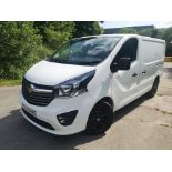 2018/68 REG VAUXHALL VIVARO 2700 LE NAV CDTI BT S/S 1.6 DIESEL PANEL VAN, SHOWING 1 FORMER KEEPER