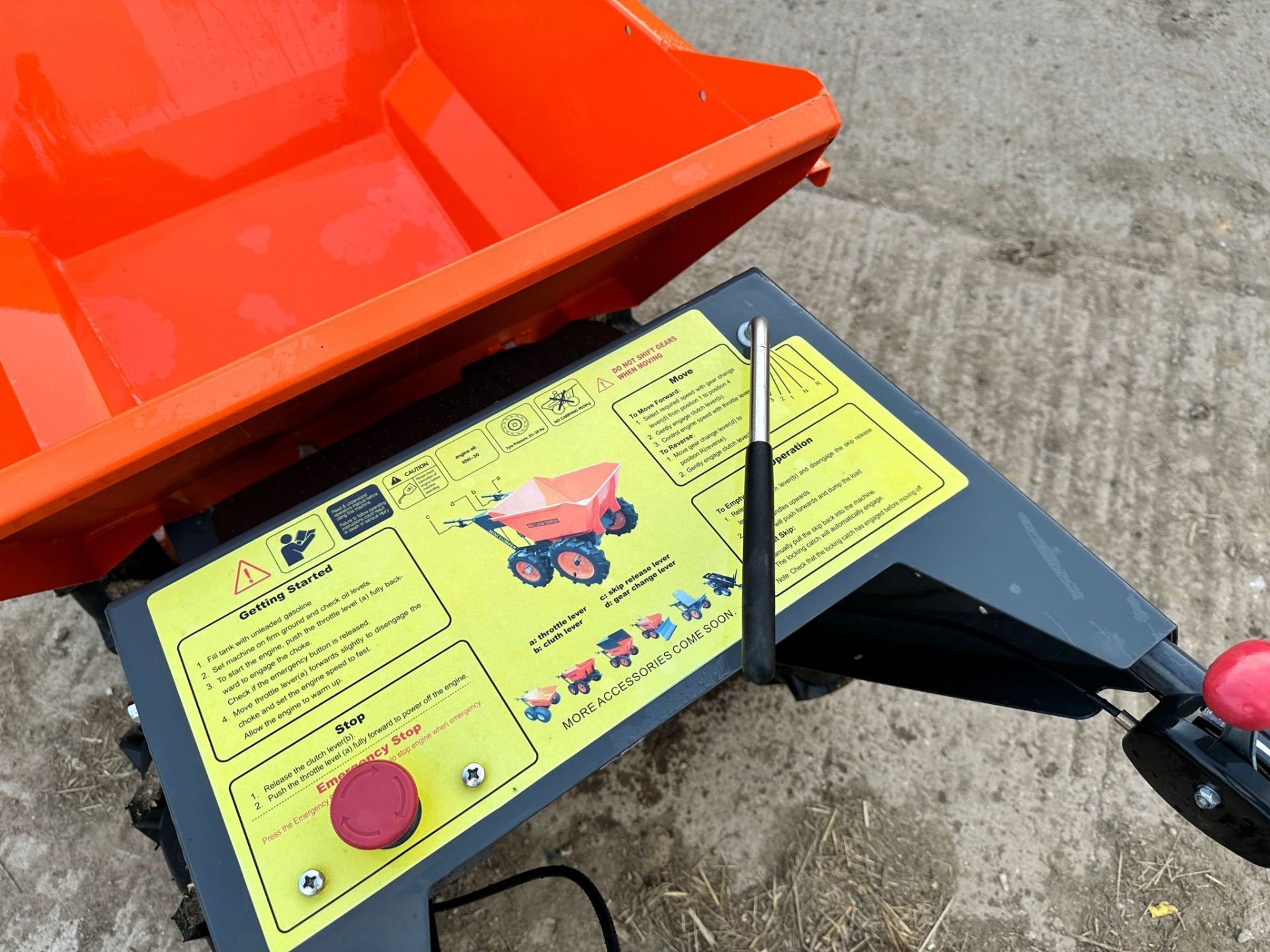 UNUSED KONSTANT 4x4 PEDESTRIAN COMPACT DUMPER *PLUS VAT* - Image 9 of 11