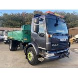 2012 DAF TRUCKS LF55.220 WHITE AND GREEN HCV 3-WAY TIPPER *PLUS VAT*