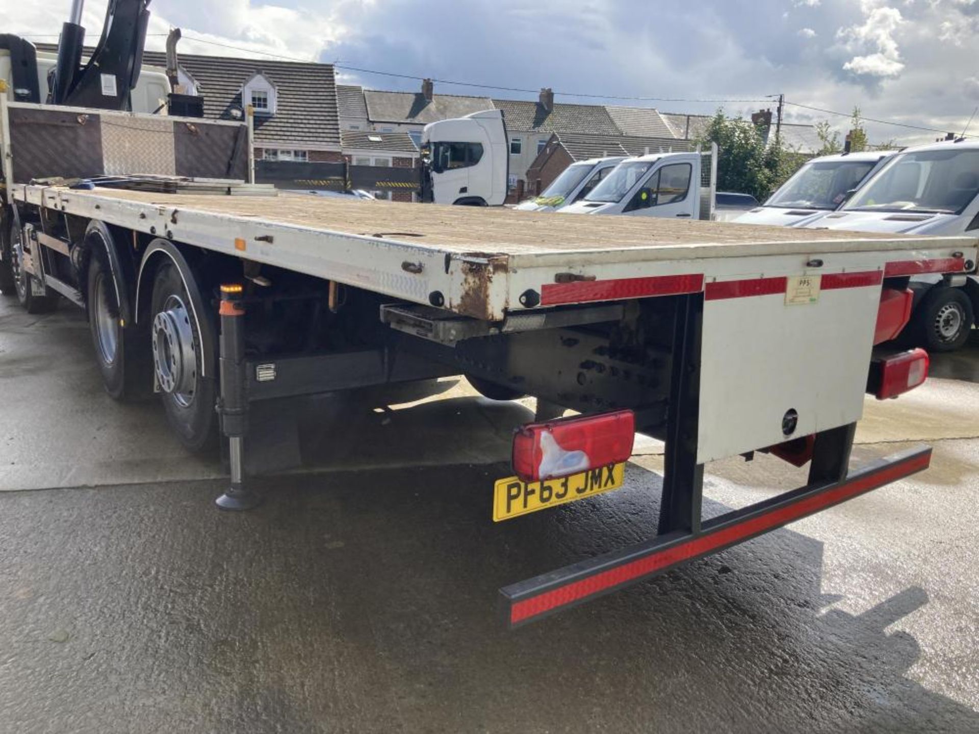 2013 DAF CF 85.410 8X2 32 Ton HIAB FLATBED LORRY WITH HIAB 422XS HI PRO Extension Crane *PLUS VAT* - Image 17 of 25