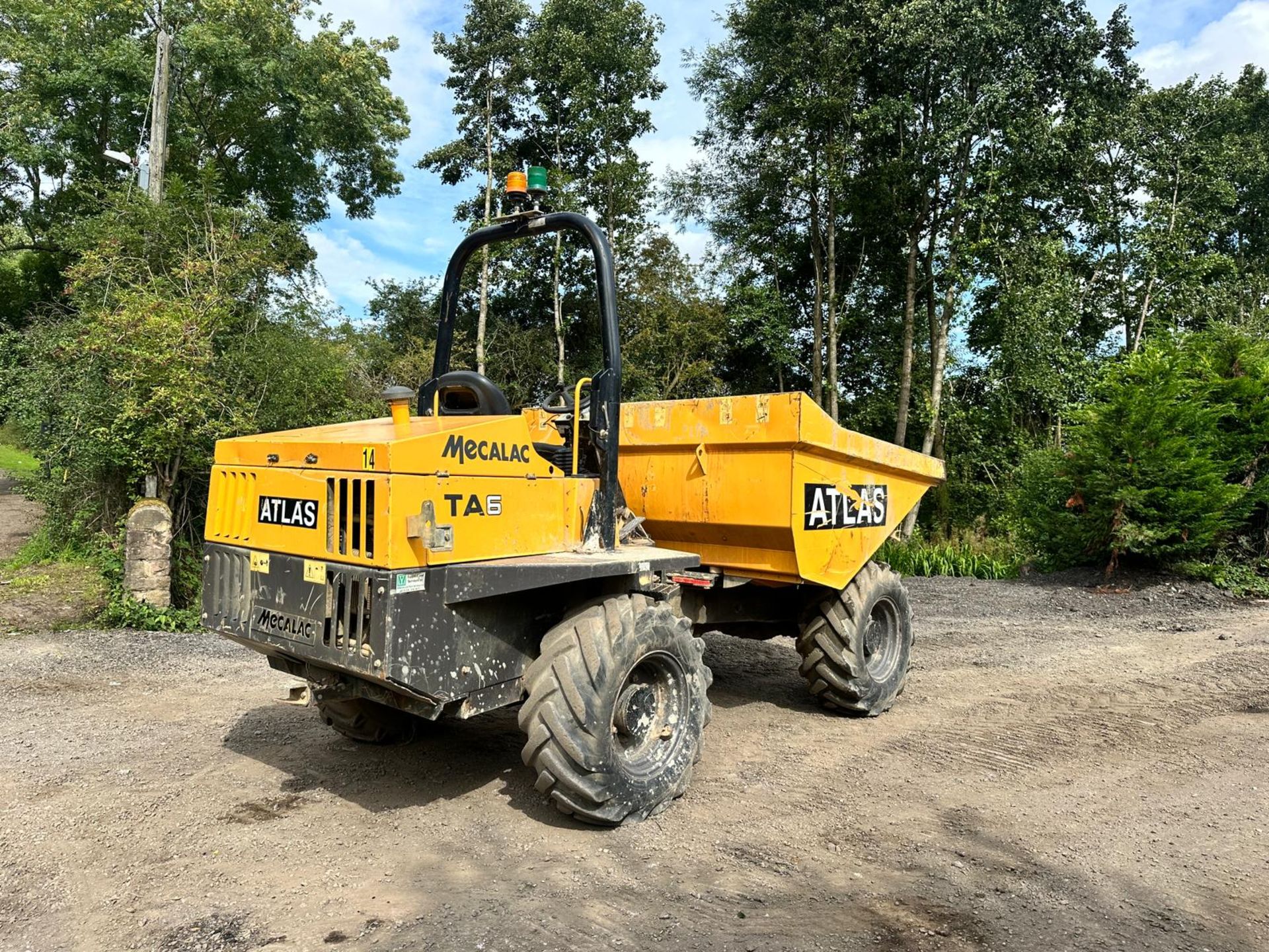 2018 MECALAC TA6 6 TON DUMPER *PLUS VAT* - Image 4 of 13