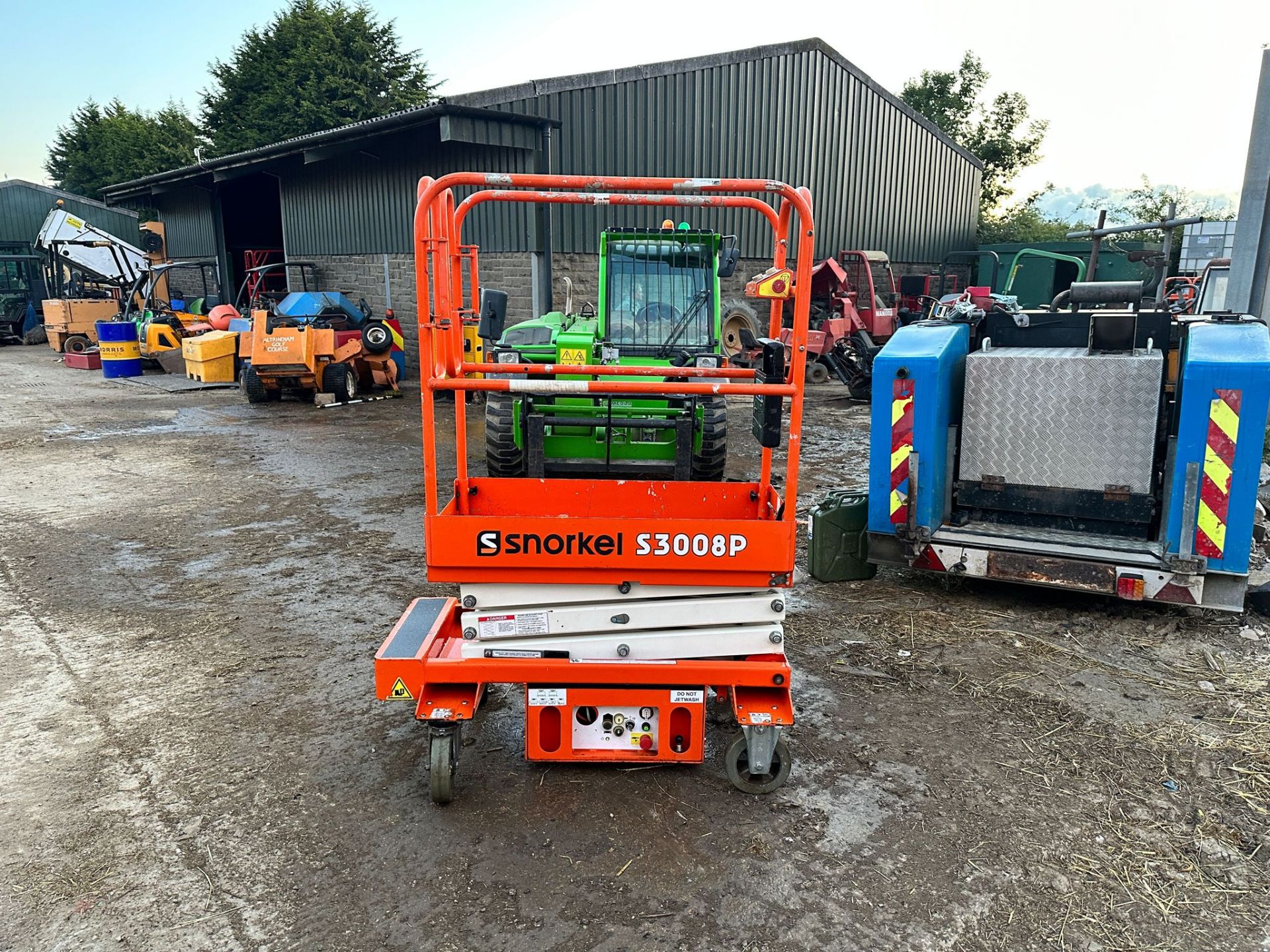 2019 SNORKEL S3008P ELECTRIC (MEWP) SCISSOR LIFT *PLUS VAT* - Image 8 of 12