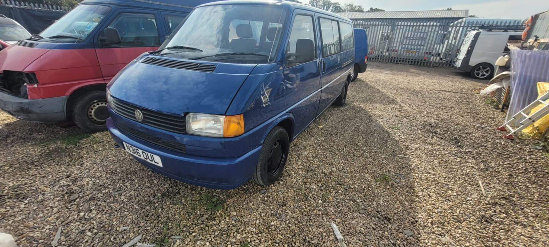 1995 VOLKSWAGEN TRANSPORTER/CARAVELLE 57 D LWB BLUE CAMPER CONVERSION *NO VAT* - Bild 4 aus 12