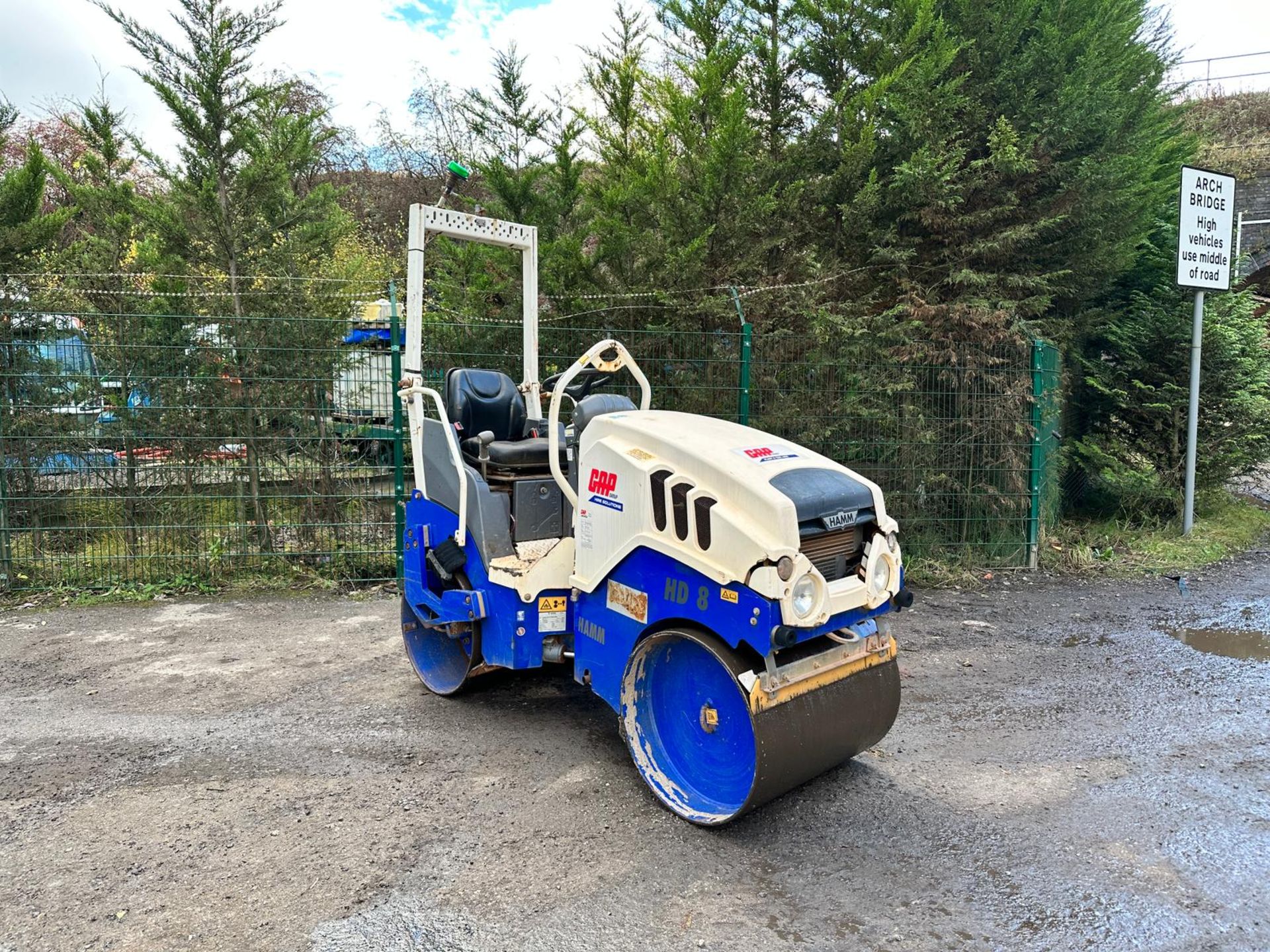 2015 HAMM HD8VV 800MM TWIN DRUM VIBRATING ROLLER *PLUS VAT*