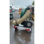 BILLY GOAT LEAF VACUUM, VERY POWERFUL HONDA 11 HP NGINE *NO VAT*