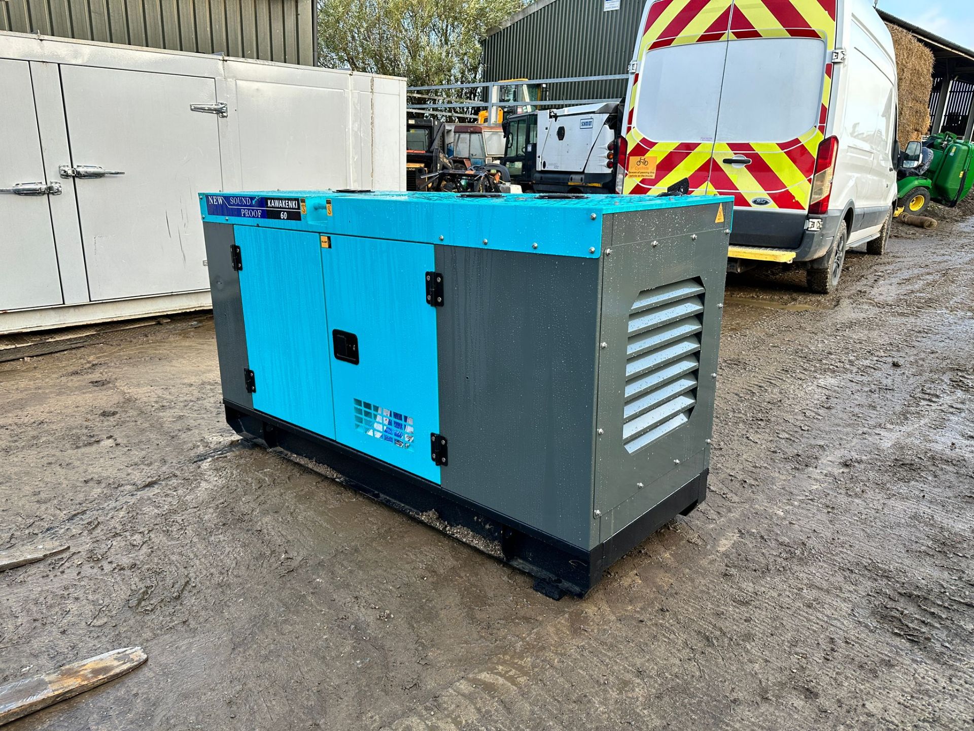 NEW/UNUSED KAWAKENKI 60KVA DIESEL SOUND PROOF GENERATOR *PLUS VAT* - Bild 4 aus 8