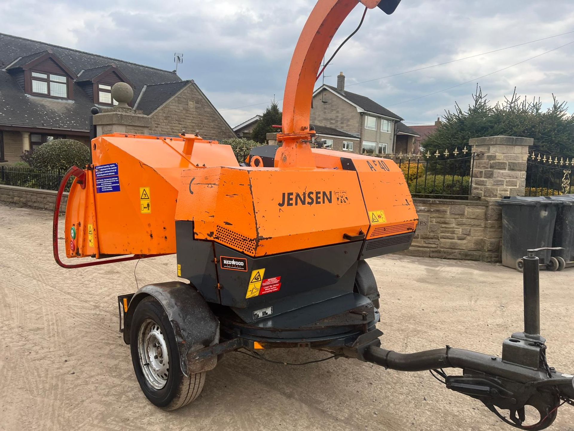 JENSEN A540 180Ó DEGREES WOOD CHIPPER GENUINE (326) HOURS!! *PLUS VAT* - Image 8 of 18