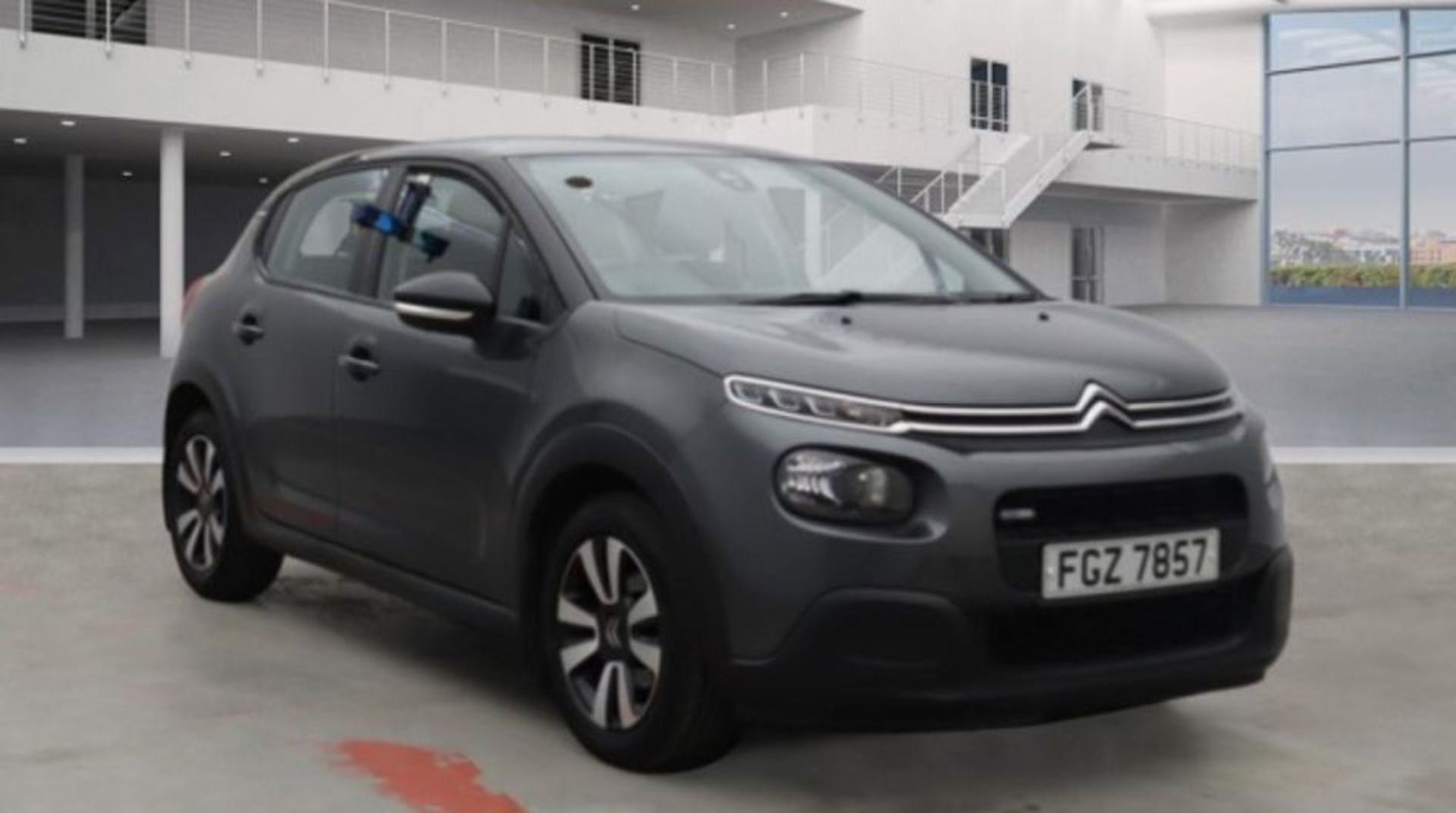 2017 CITROEN C3 FEEL PURETECH GREY HATCHBACK *NO VAT* - Image 4 of 10