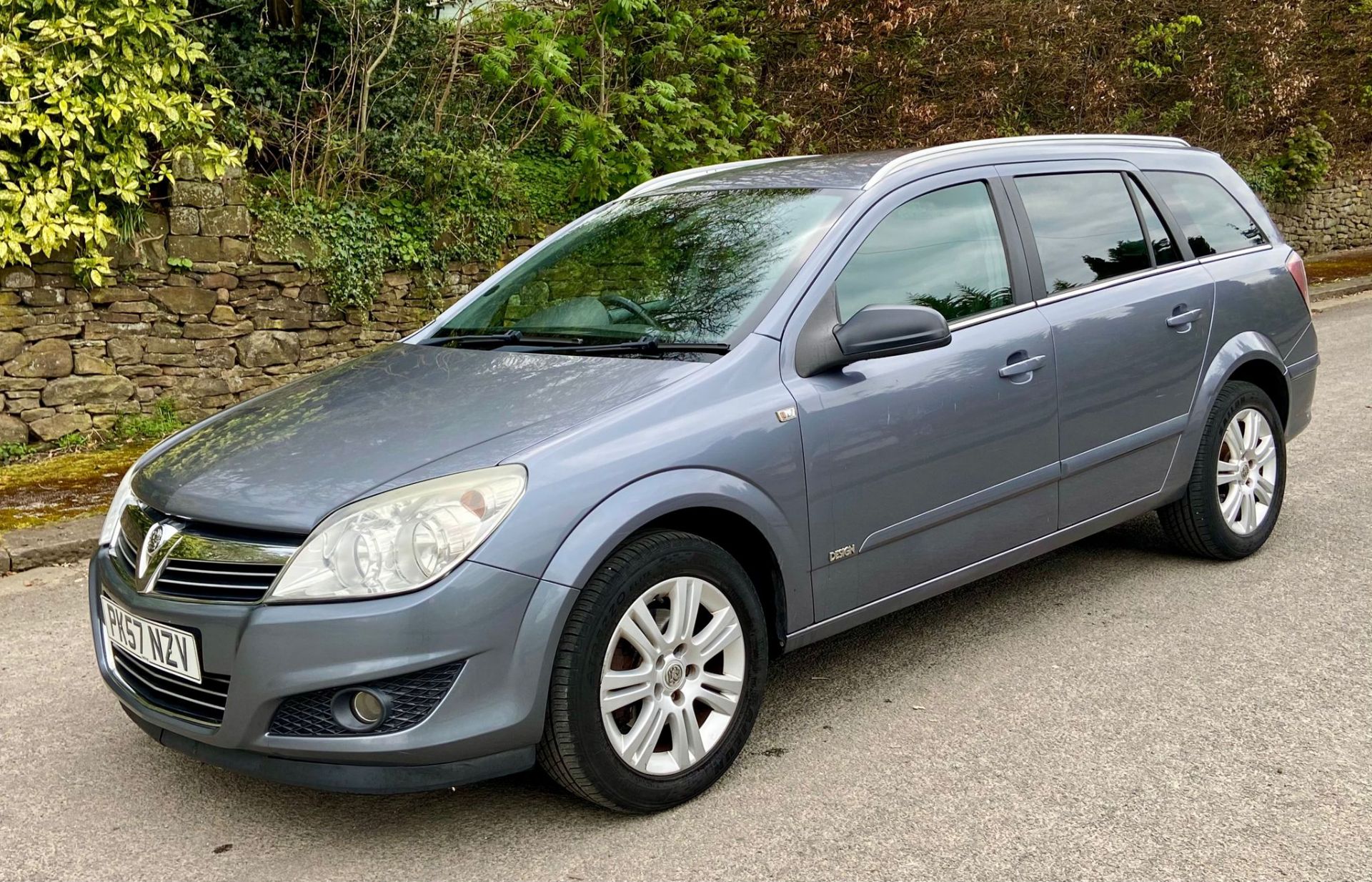 2007 VAUXHALL ASTRA DESIGN A GREY ESTATE *NO VAT* - Image 2 of 12