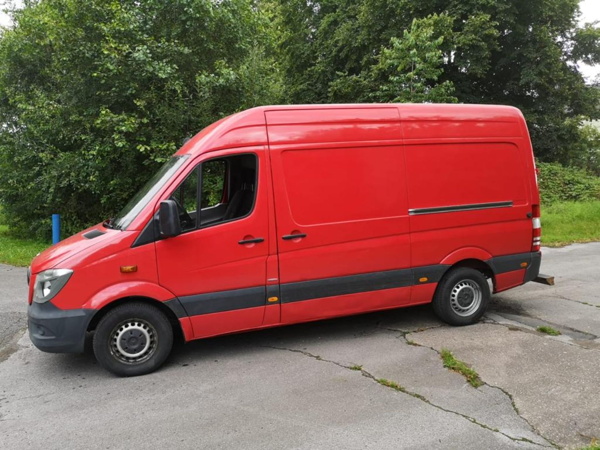 2015 MERCEDES-BENZ SPRINTER 310 CDI RED PANEL VAN *NO VAT* - Image 4 of 14