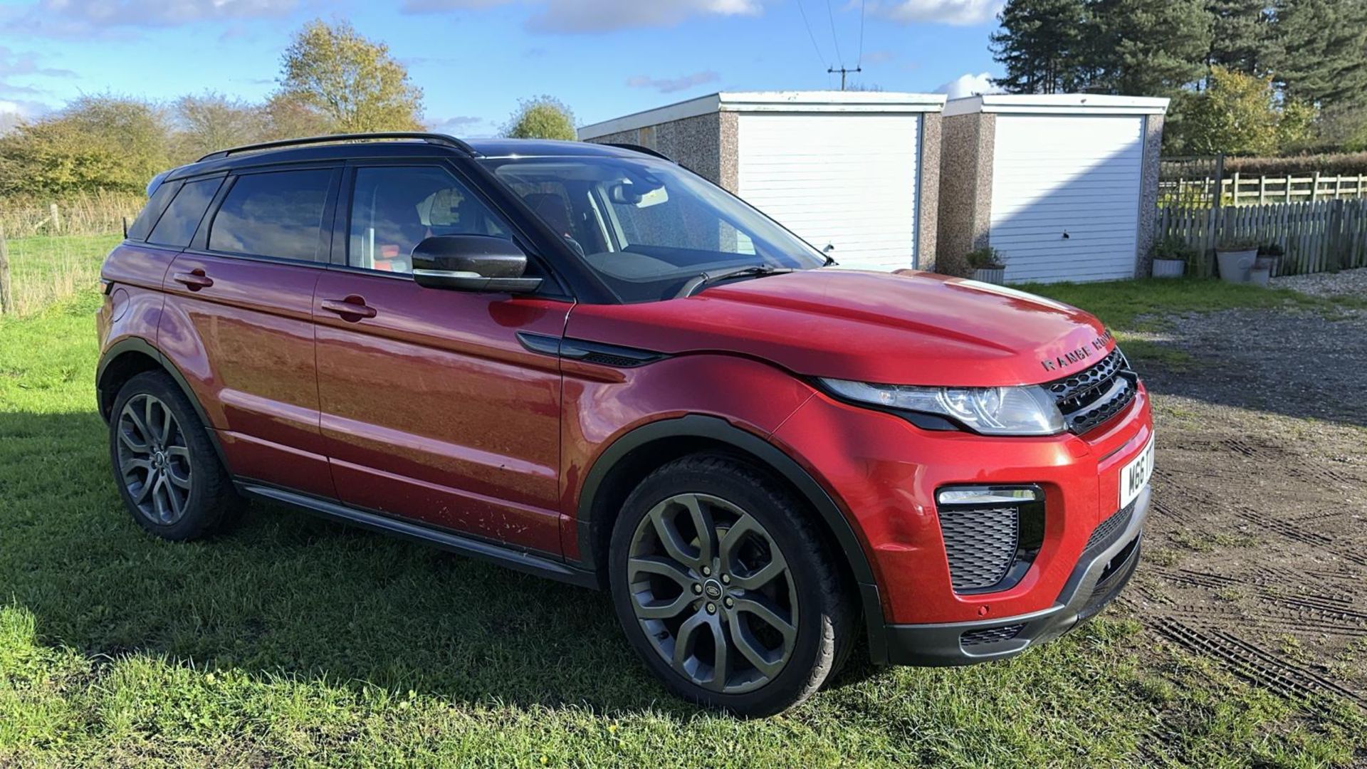 2013 LAND ROVER RANGE ROVER EVOQUE DYNAMICSD4A RED SUV ESTATE *NO VAT*