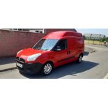 2013/63 REG FIAT DOBLO 16V XL MULTIJET LWB 1.6 DIESEL MANUAL PANEL VAN, SHOWING 0 FORMER KEEPERS