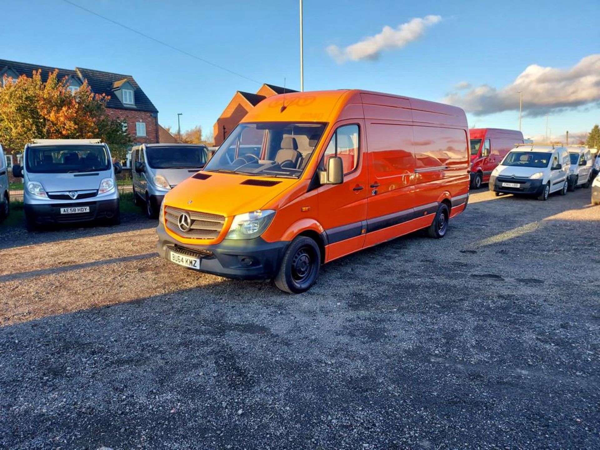 2014 MERCEDES-BENZ SPRINTER 313 CDI ORANGE PANEL VAN *NO VAT* - Image 3 of 13