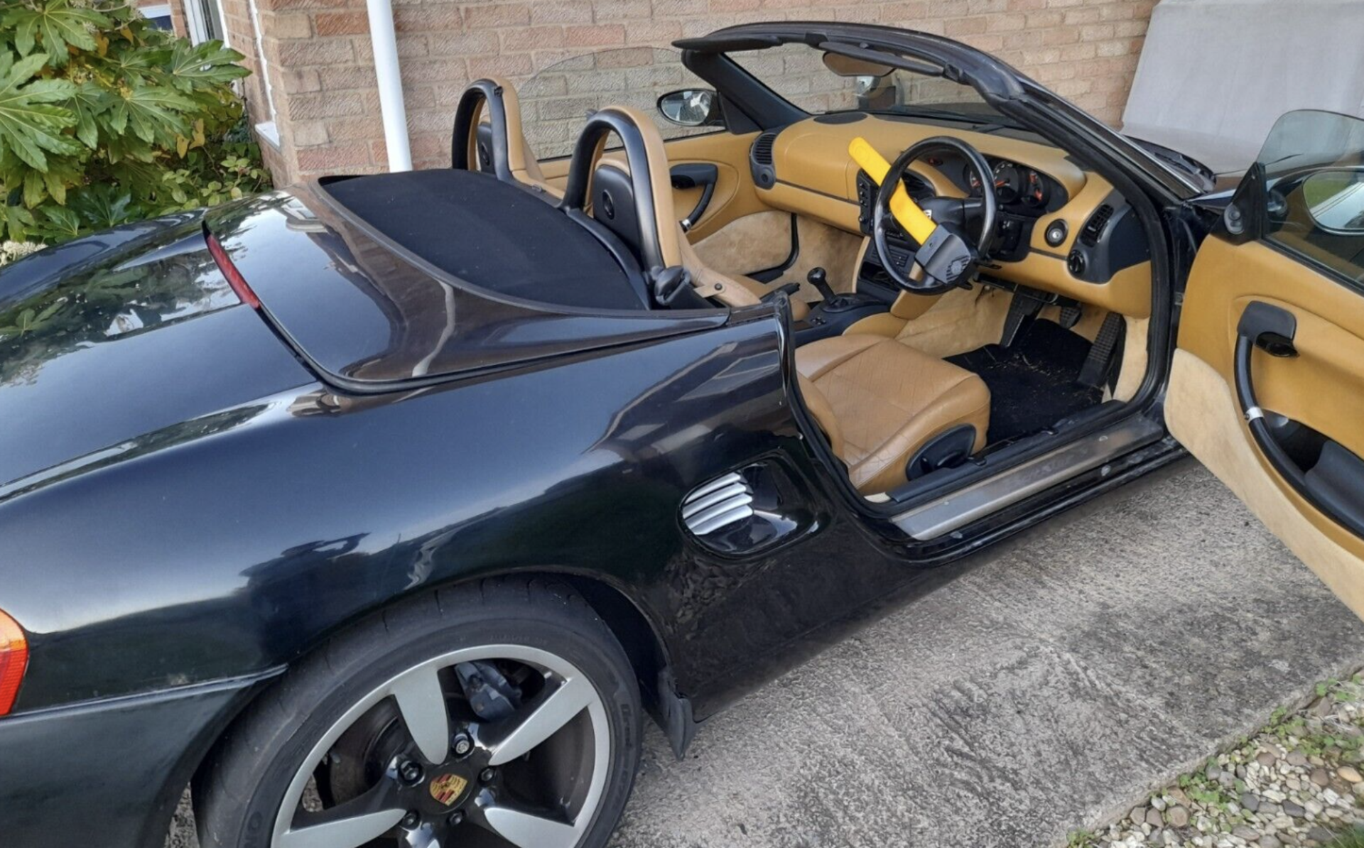 1998 PORSCHE 986 BOXSTER BLACK CONVERTIBLE *NO VAT* - Image 9 of 14