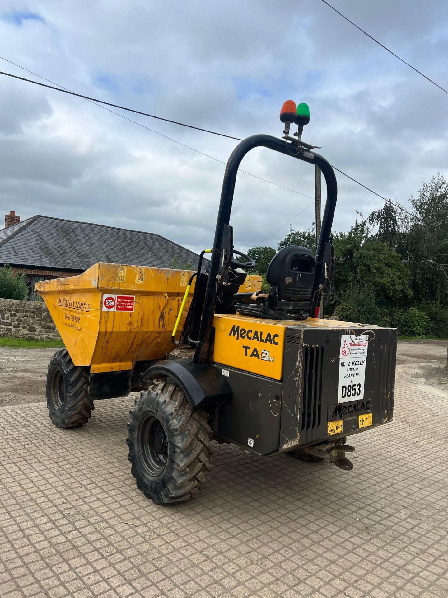 2019 MECALAC TA3H 3 TON DUMPER *PLUS VAT* - Image 6 of 9