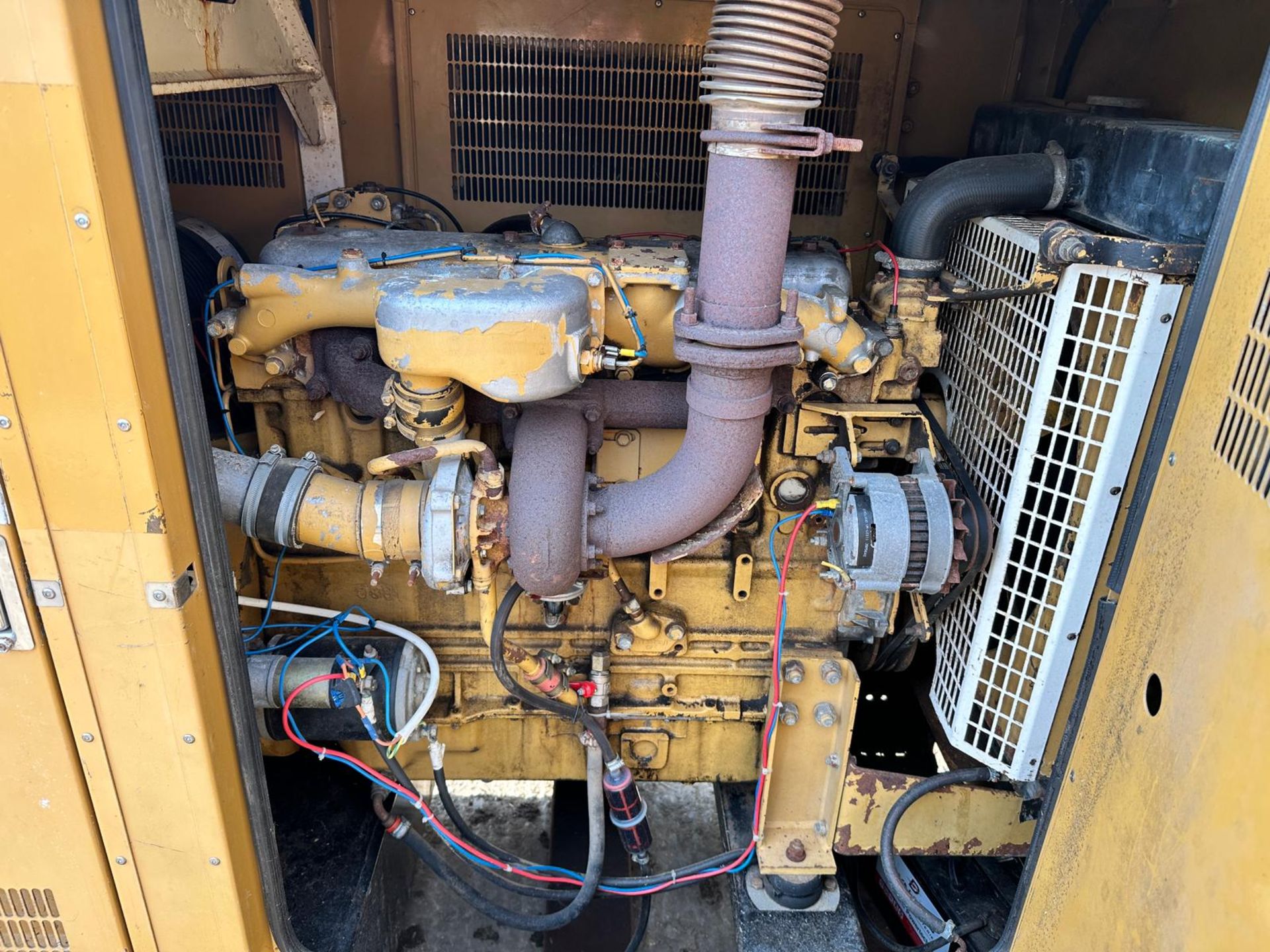 CAT FINNING 80KVA DIESEL GENERATOR *PLUS VAT* - Image 7 of 11