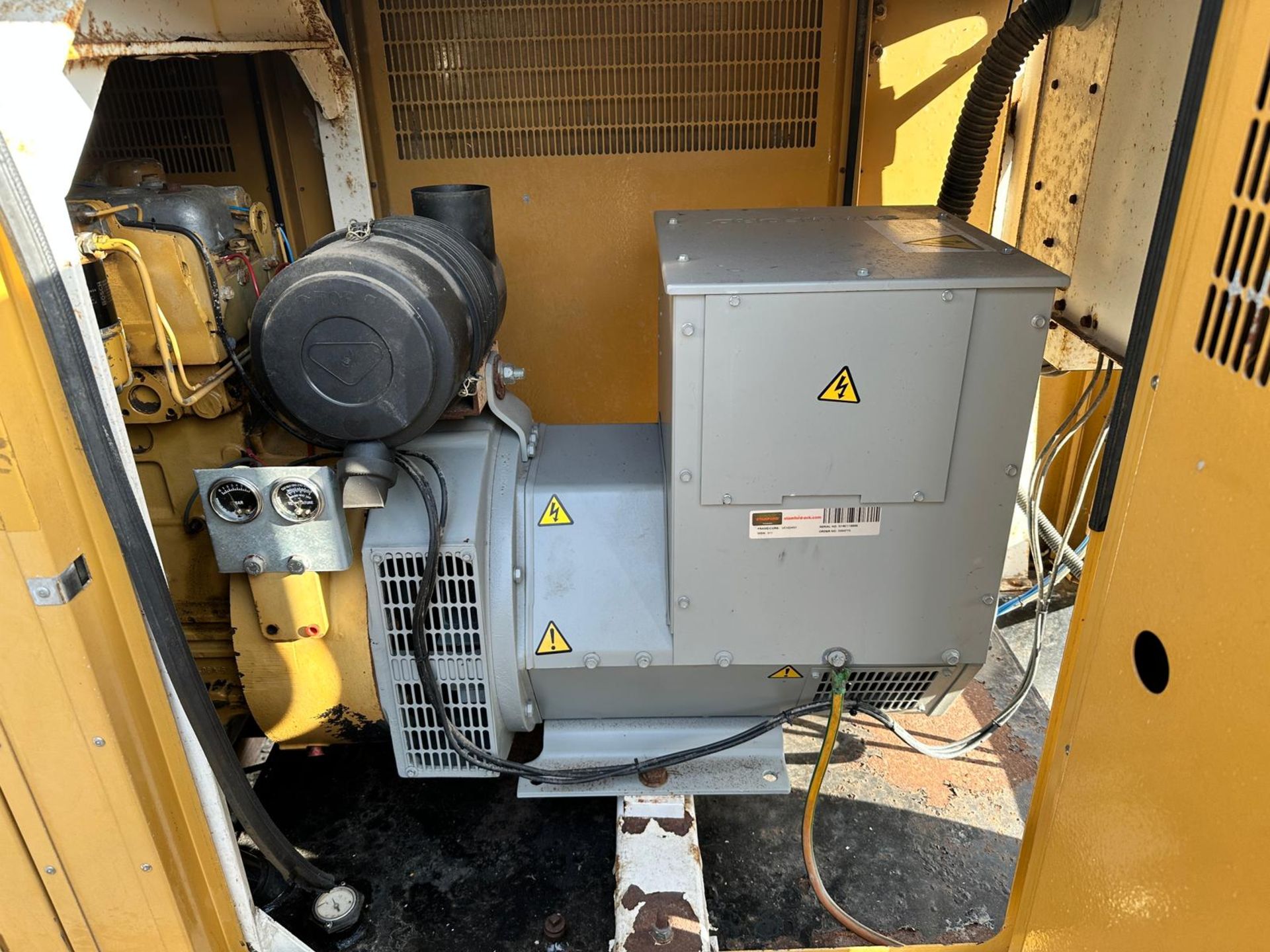 CAT FINNING 80KVA DIESEL GENERATOR *PLUS VAT* - Image 8 of 11