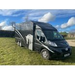 2013 PEUGEOT BOXER 440 ZUCKOFF HDI WHITE HORSE BOX *NO VAT*