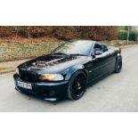 2002 BMW M3 E46 3.2 BLACK CONVERTIBLE *NO VAT*