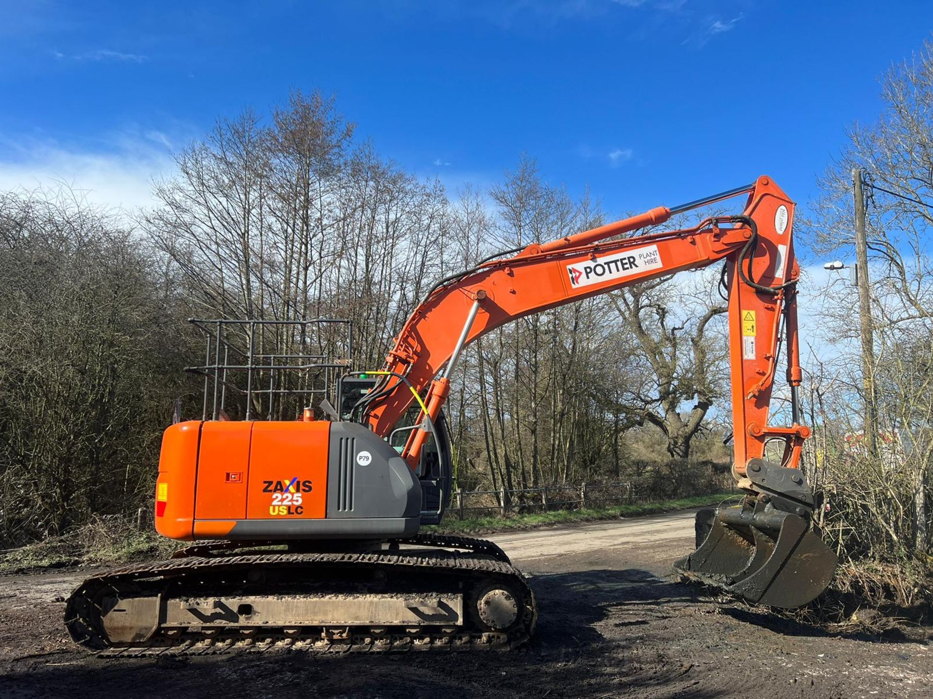 2012 HITACHI ZAXIS 225USLS 22 TON DIGGER *PLUS VAT* - Image 10 of 11