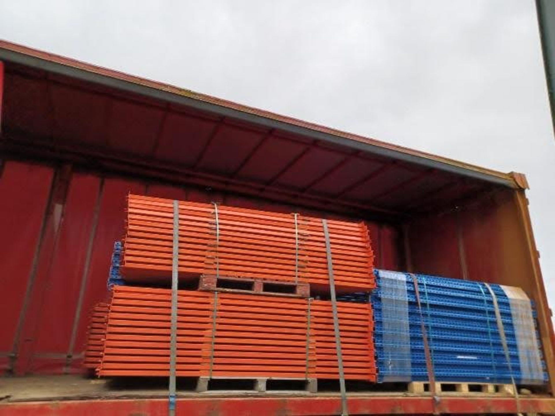 AS NEW PALLET RACKING - 8FT HIGH, 12FT LONG, 41Ó WIDE - APROXIMATELY 50 BAYS *PLUS VAT*