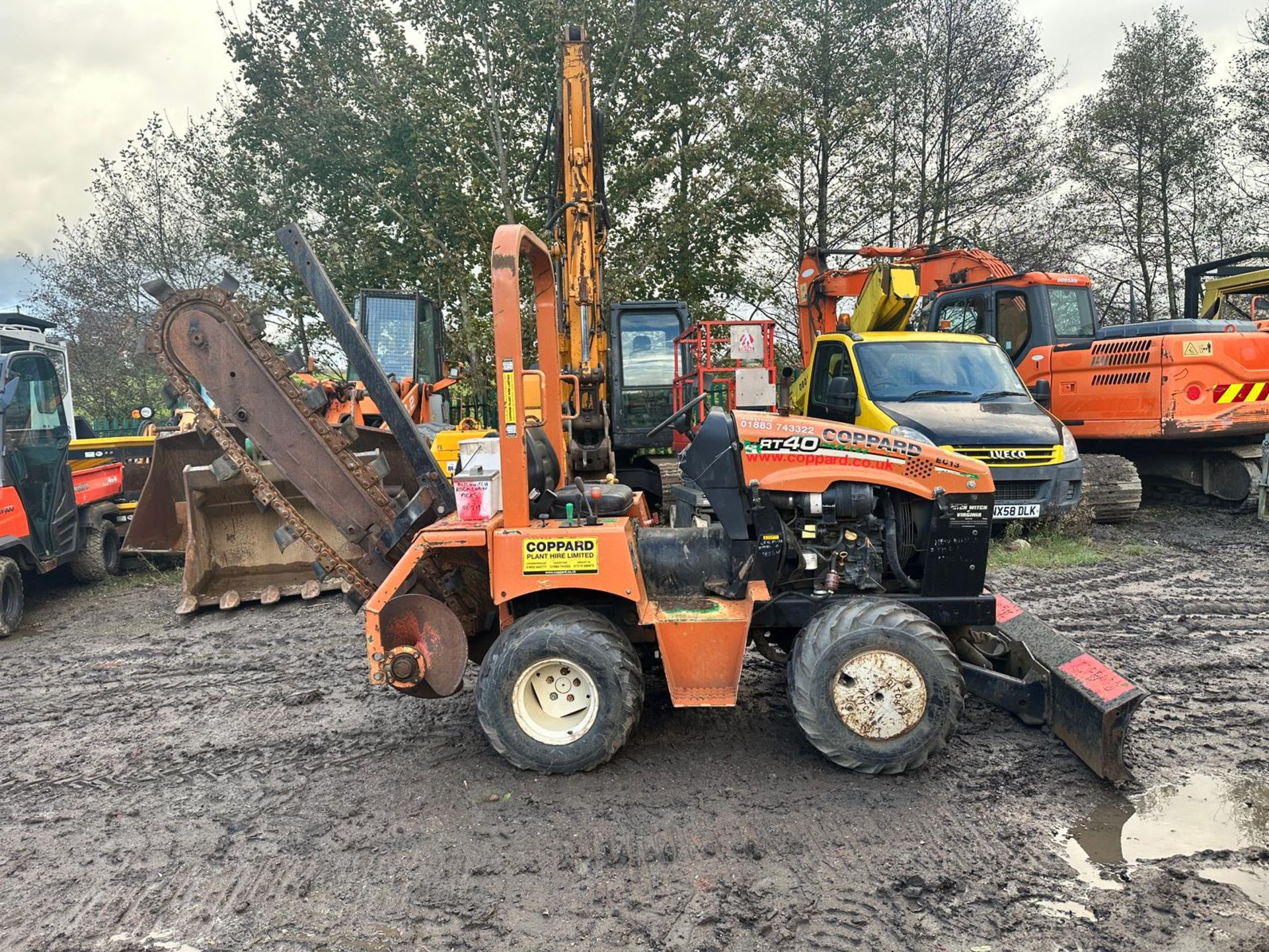 DITCHWITCH RT40 4WD DIESEL TRENCHER *PLUS VAT* - Image 12 of 18