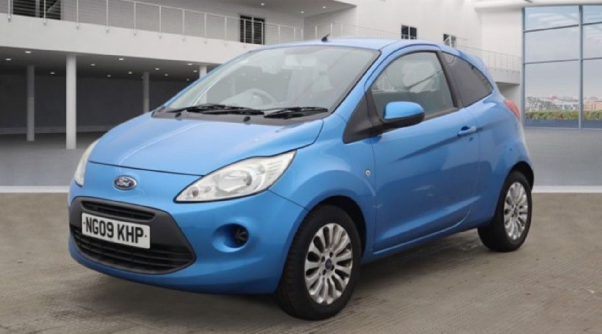 2009 FORD KA STYLE PLUS BLUE HATCHBACK *NO VAT* - Image 3 of 4