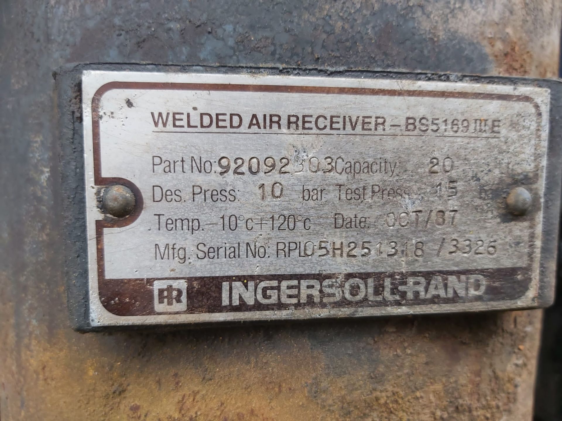 Ingersoll Rand P250WD Road Towable Compressor *PLUS VAT* - Image 12 of 14