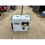 2014 HYUNDAI DHY8000SELR DIESEL GENERATOR *PLUS VAT*