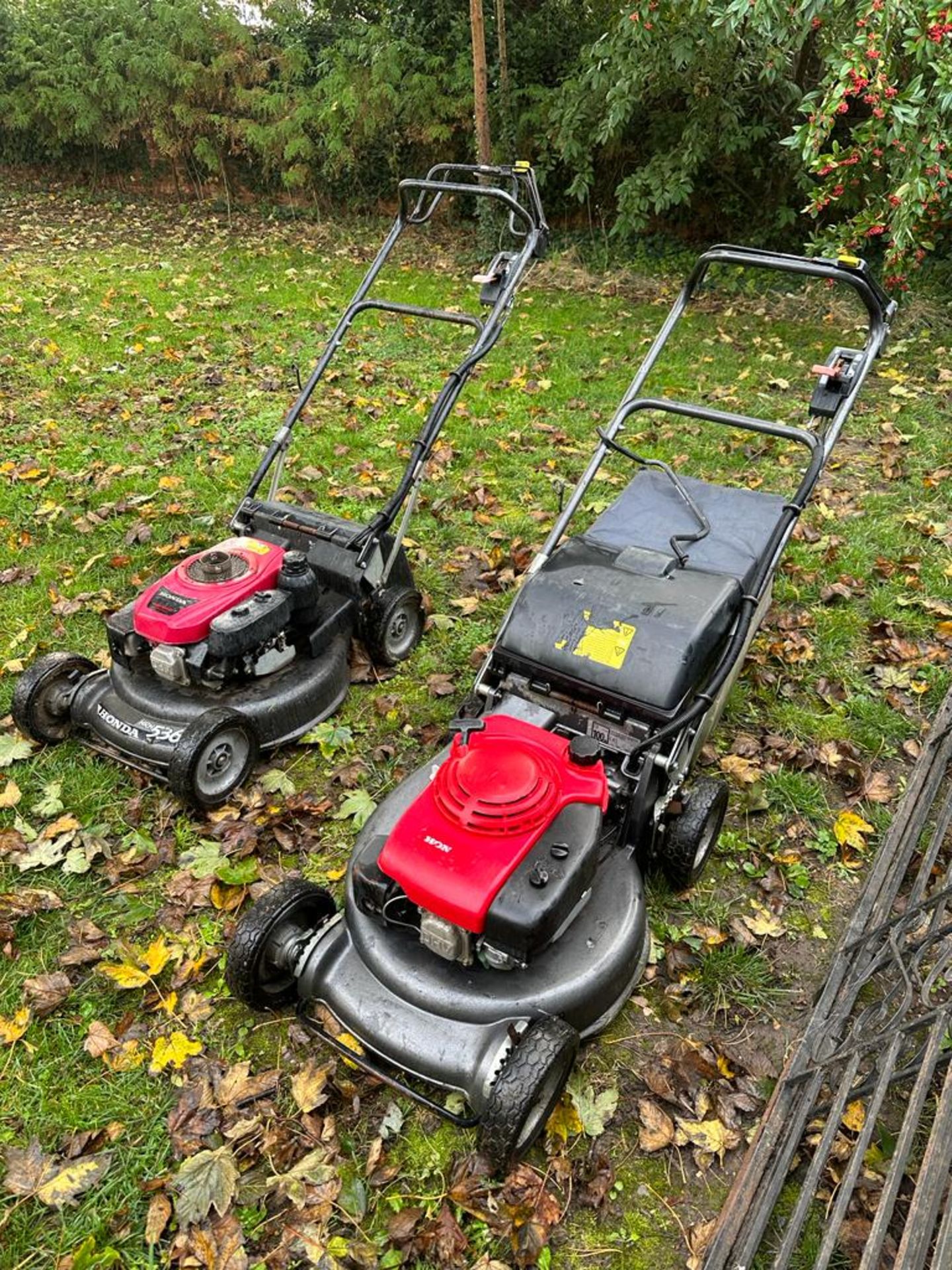 2 x Honda HRH536 Mowers *NO VAT*