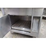 Stainless Steel Twin Pot Bain Marie With Hot Cupboard 240Volt *NO VAT*
