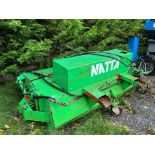 GREEN NATTA SWEEPER BUCKET, SUITABLE FOR PALLET FORKS, HYDRAULIC DRIVE *PLUS VAT*