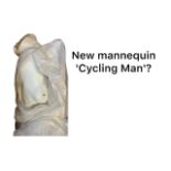 New boxed Professional Mannequin - 'cycling man'? *NO VAT*