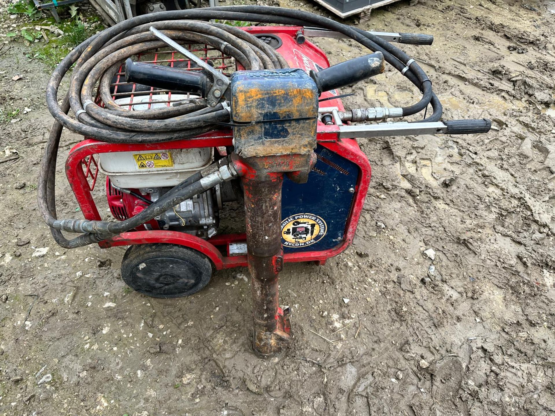 2018 HYCON HPP09 HYDRAULIC POWER PACK WITH HOSE AND BREAKER *PLUS VAT*