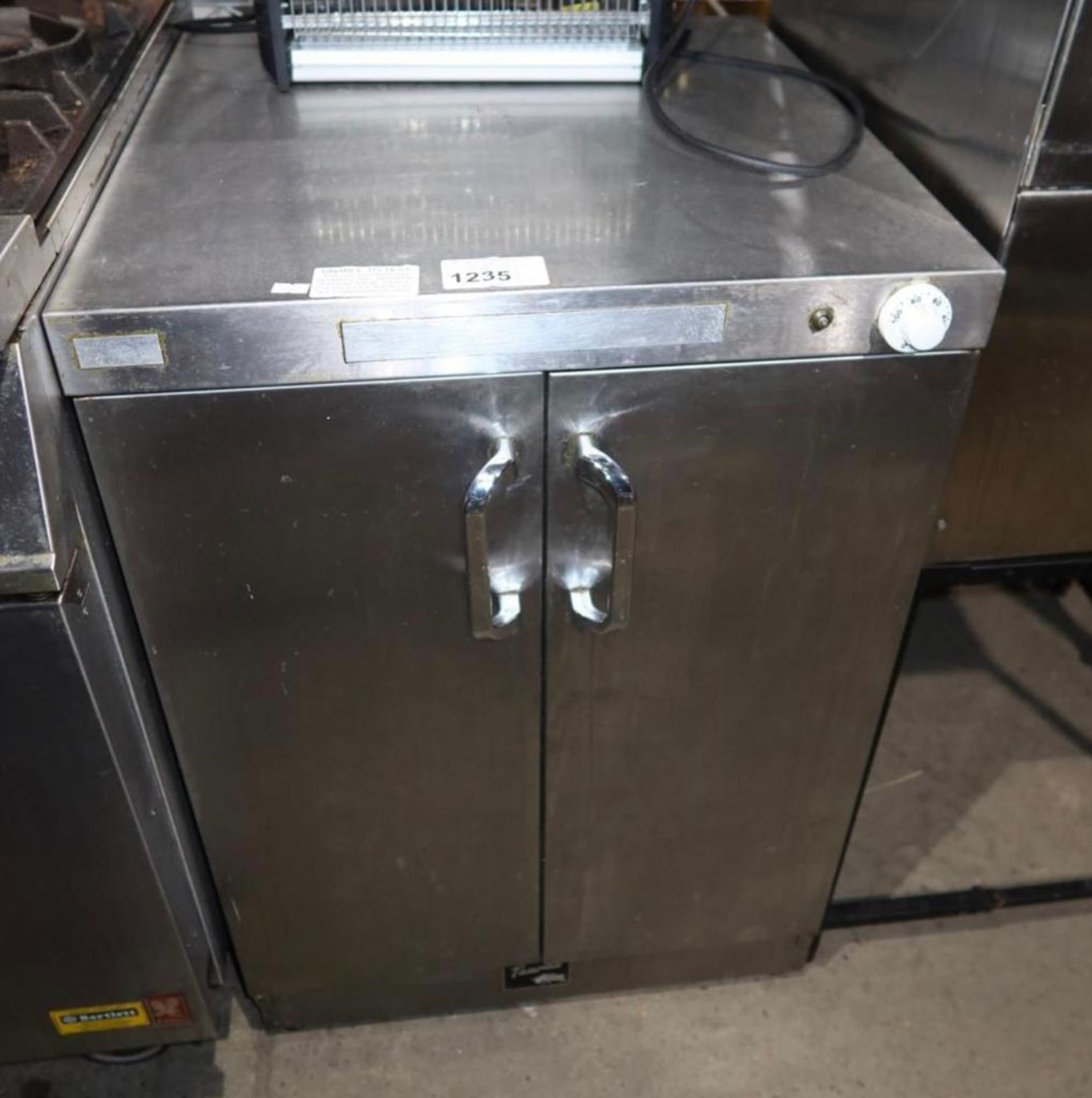 Commercial Stainless Steel 2 Door Heated Cabinet *NO VAT*