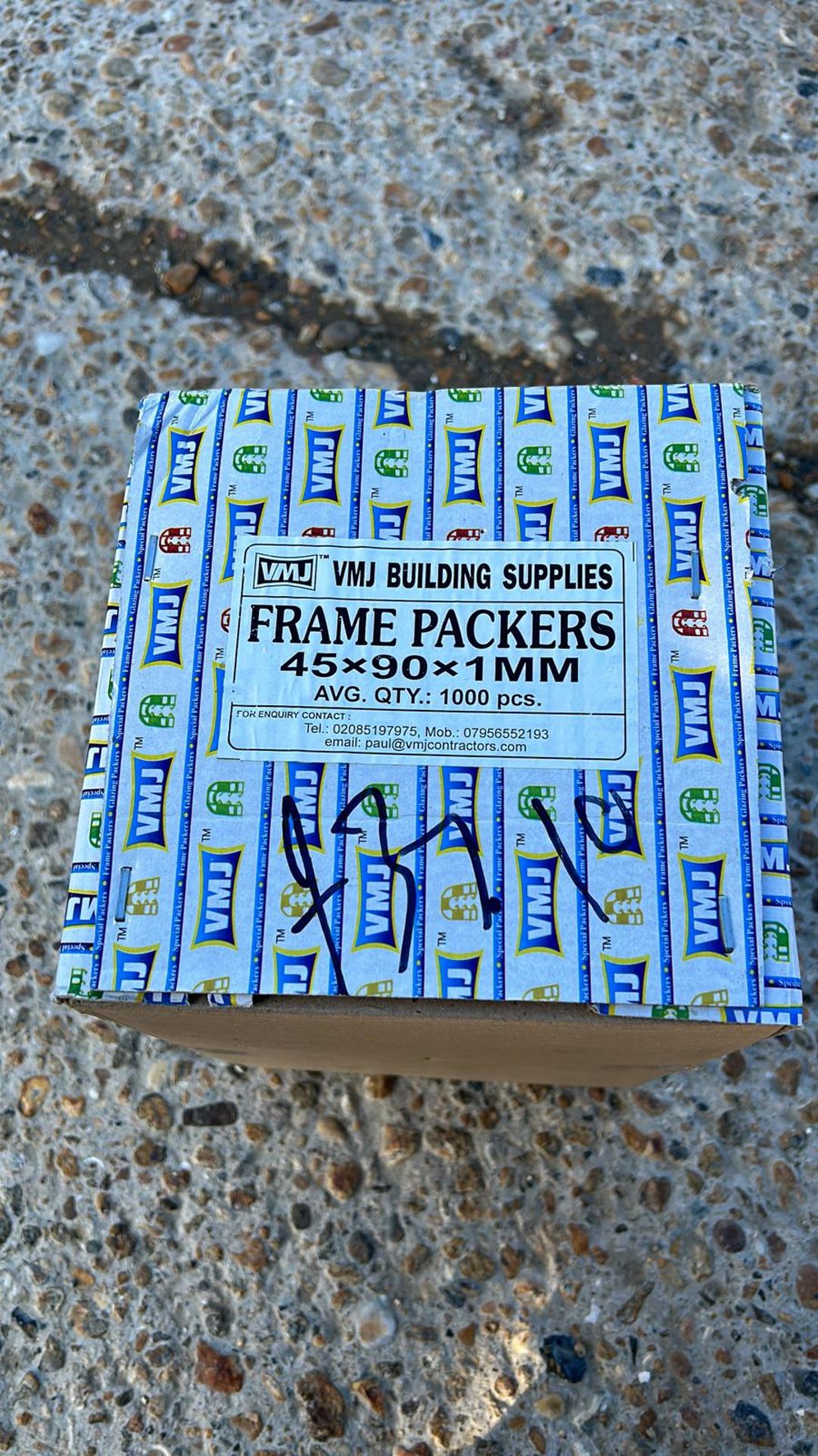 1 Box of Frame Packers, 1mm 45×90 - Image 2 of 2