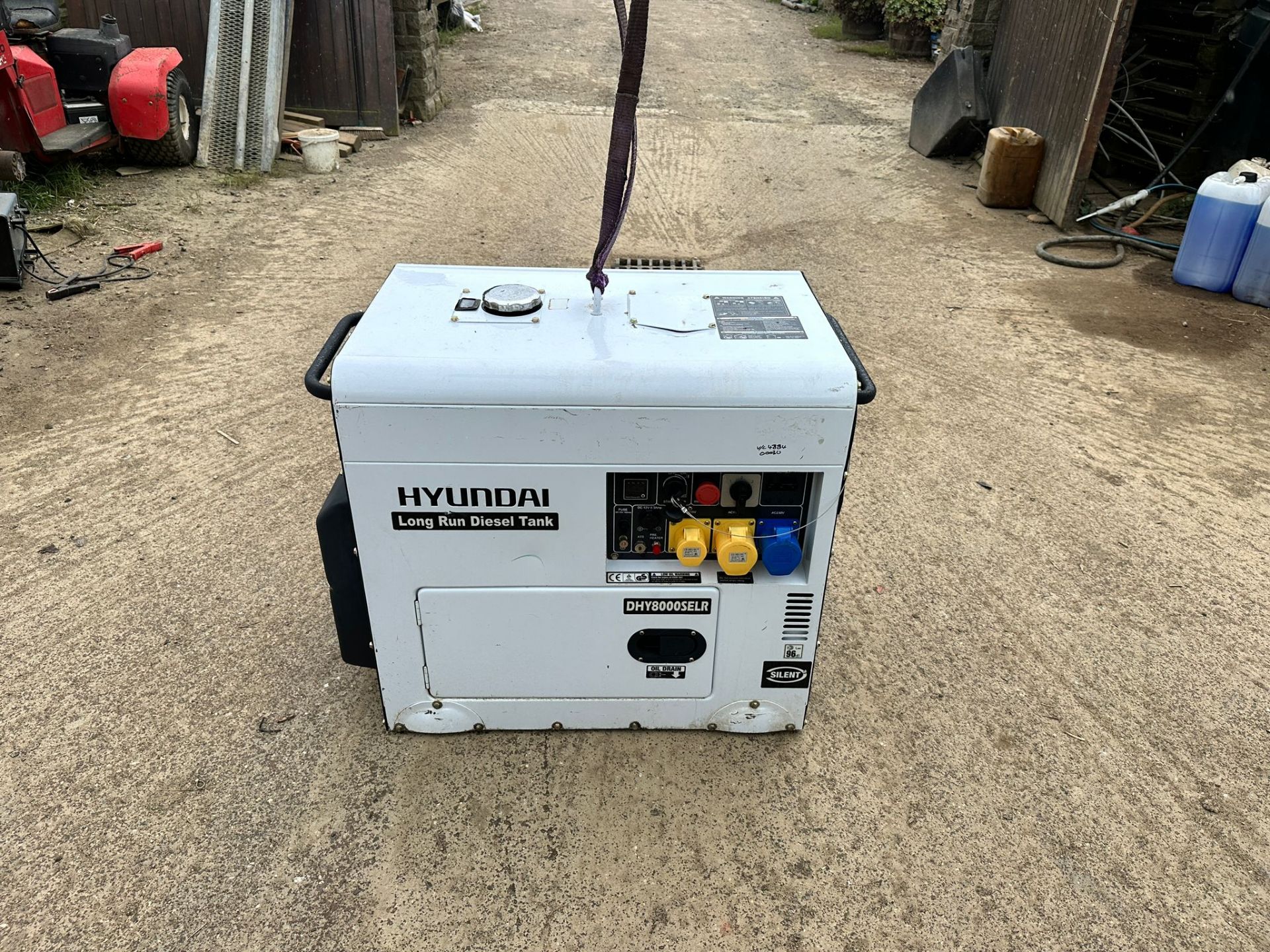 2014 HYUNDAI DHY8000SELR DIESEL GENERATOR *PLUS VAT*