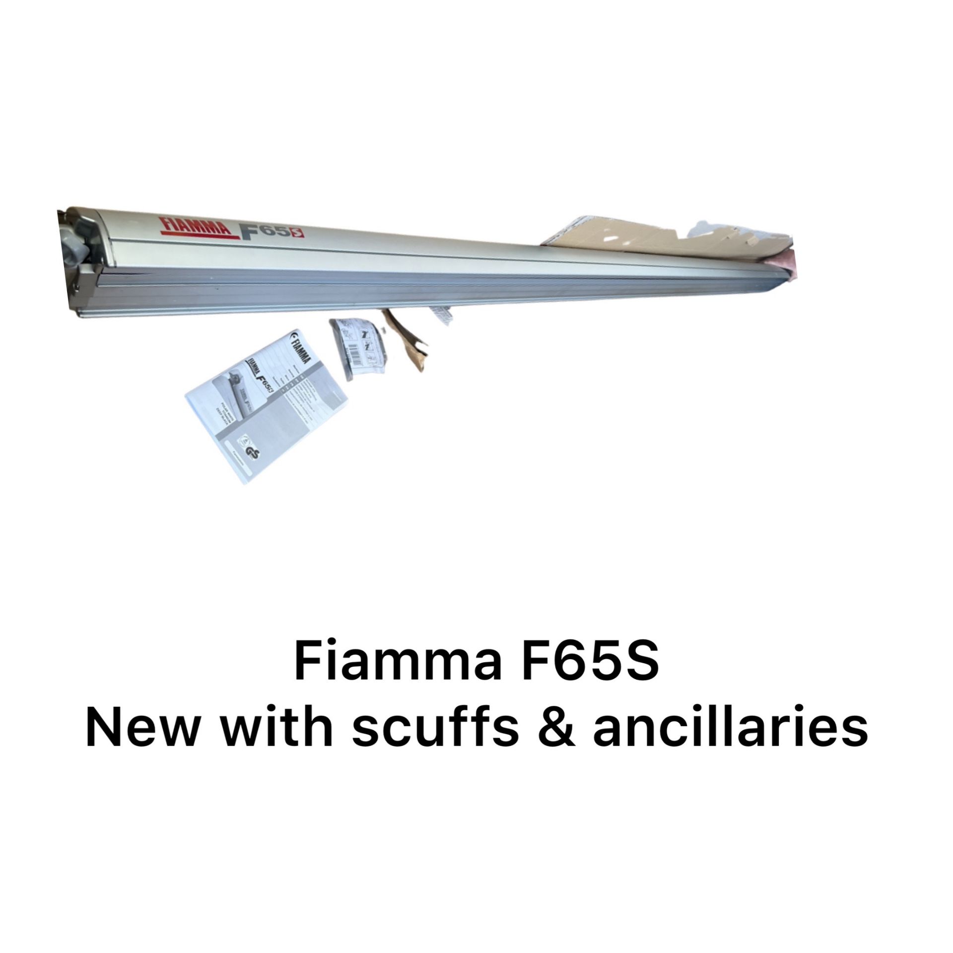 Fiamma F65S Polar white cassette with titanium Deep Black canopy *NO VAT* - Image 4 of 4