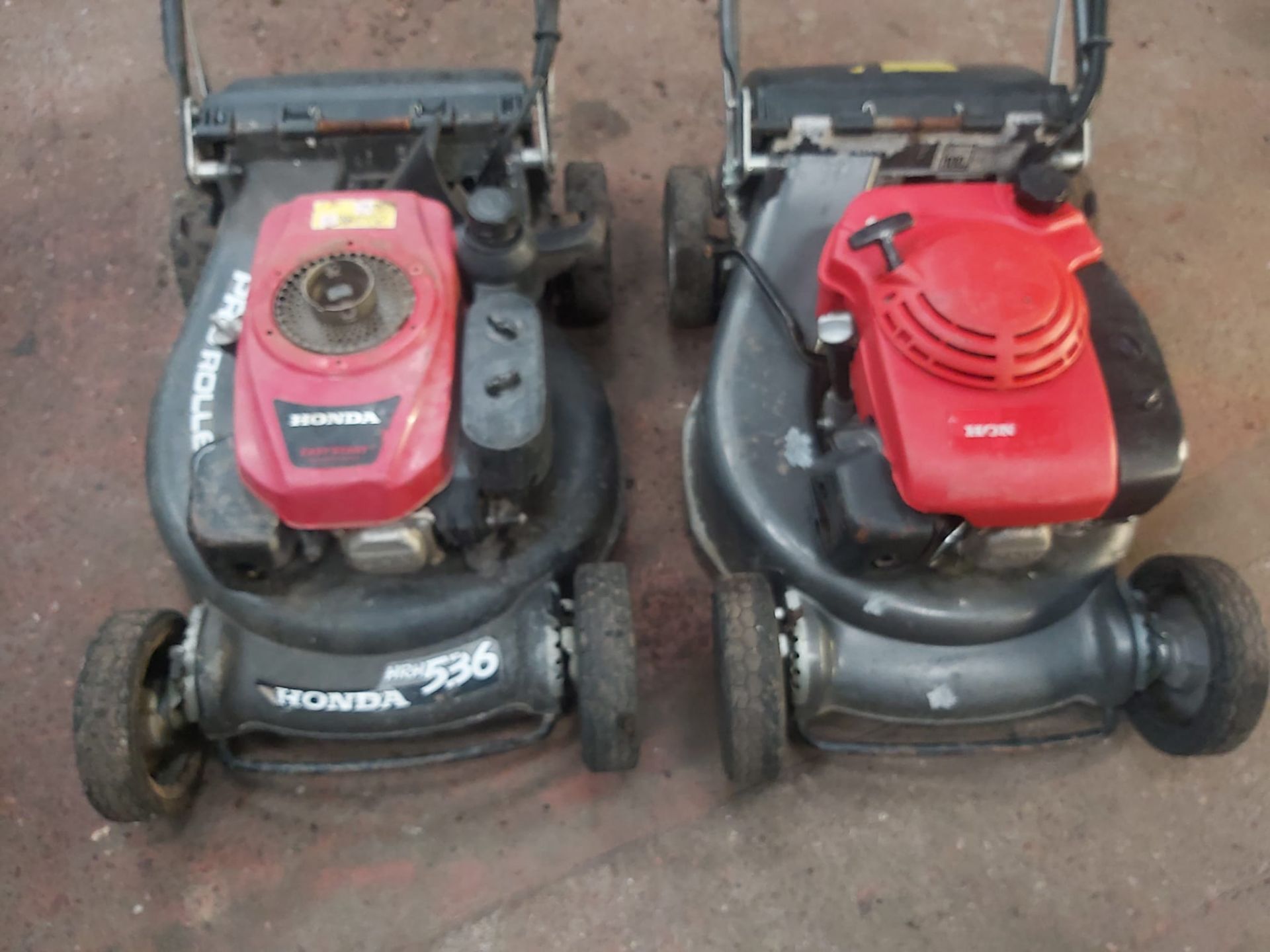 2 x Honda HRH536 Mowers *NO VAT* - Image 4 of 9