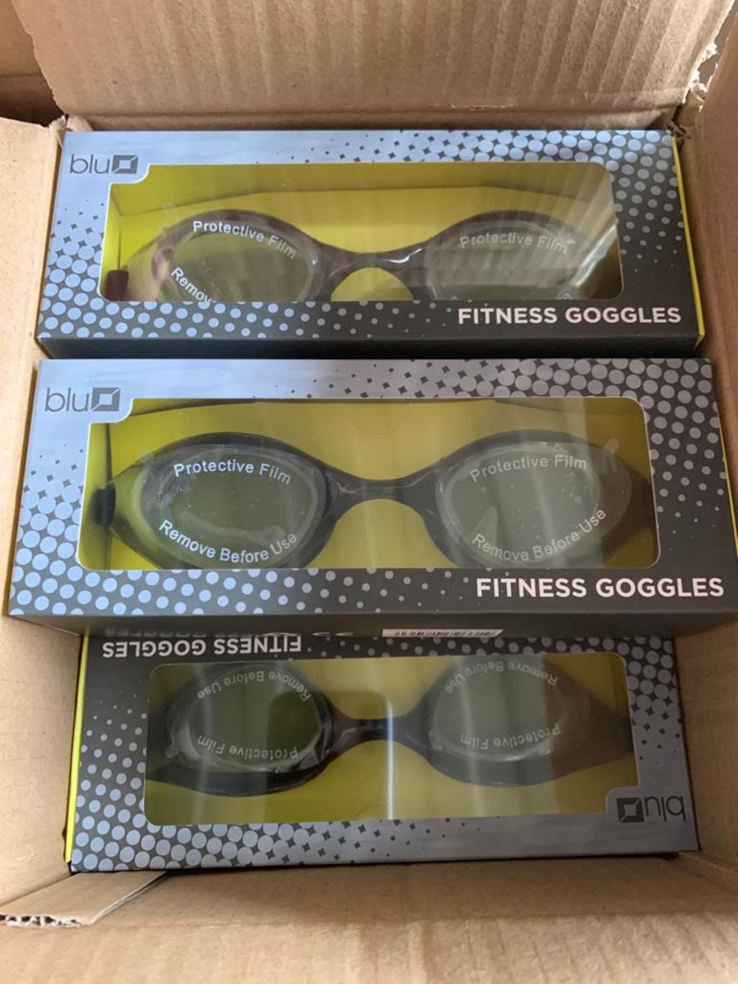 Box of 36 Blue Swimming Goggles RRP £12.99 each *NO VAT* - Image 2 of 10