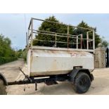 SINGLE AXLE WATER BOWSER TRAILER *PLUS VAT*