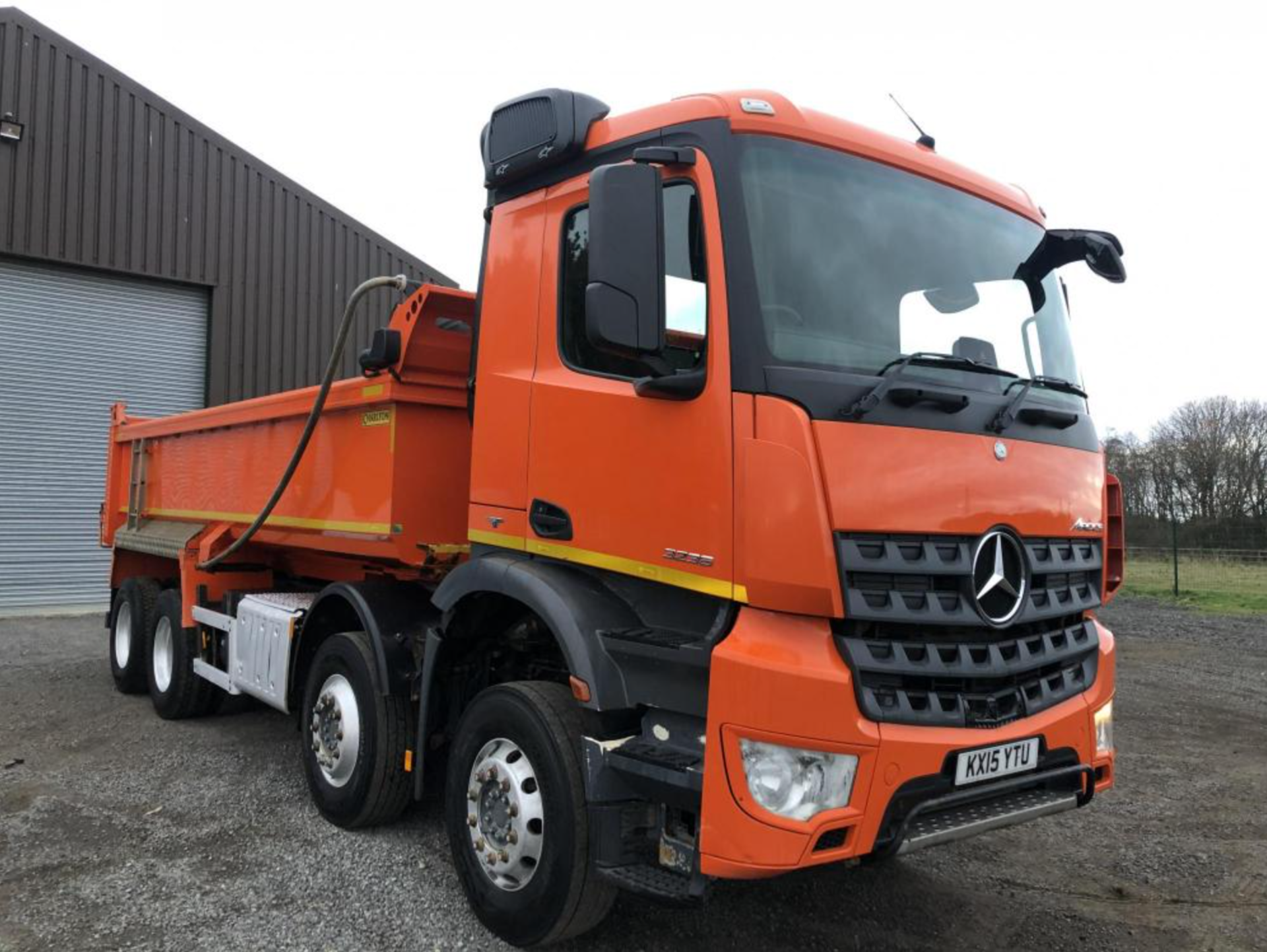 2015 MERCEDES BENZ AROCS 8x4 TIPPER, THOMSON BODY, EASY SHEET, ON BOARD WEIGHT SYSTEM *PLUS VAT* - Image 16 of 16