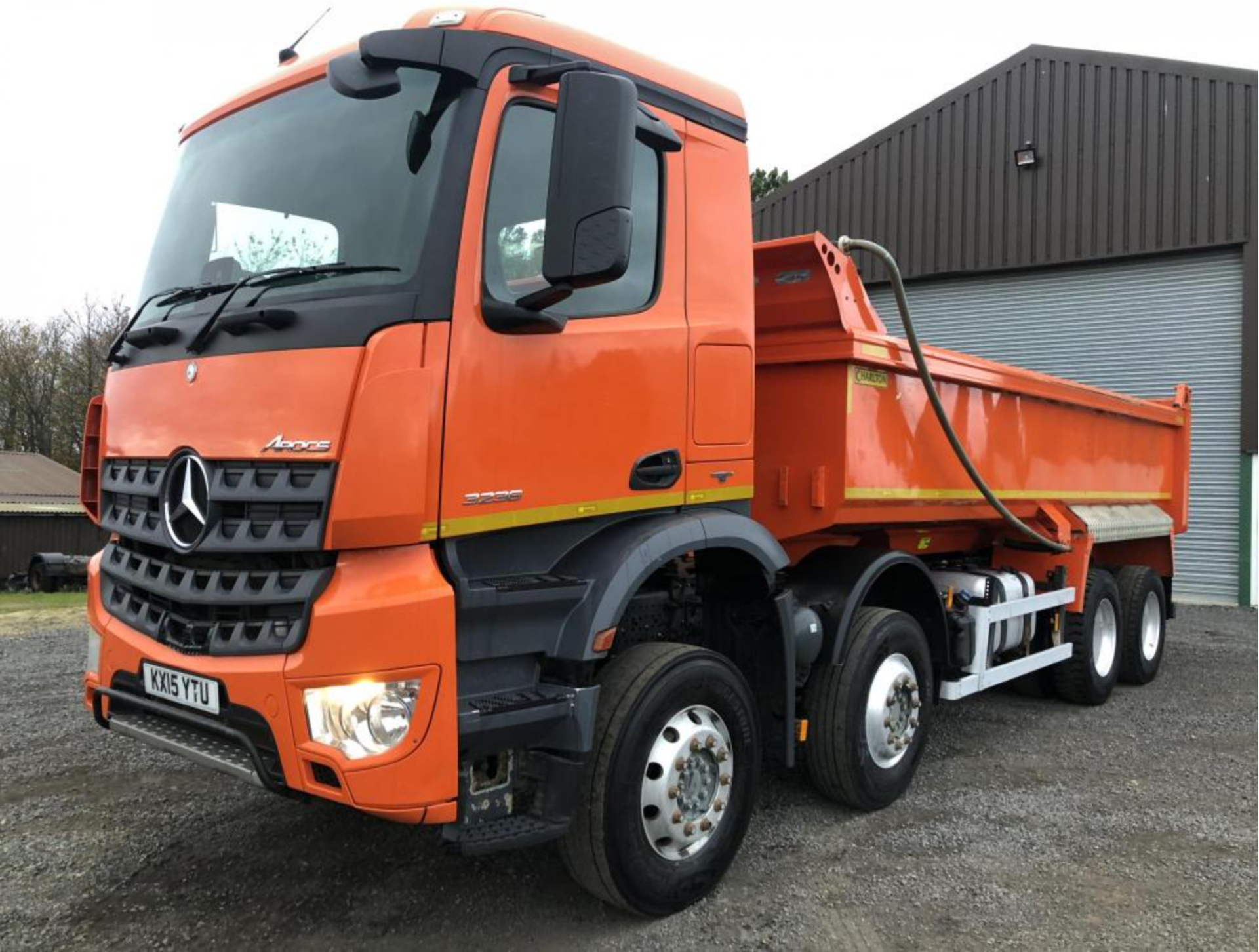 2015 MERCEDES BENZ AROCS 8x4 TIPPER, THOMSON BODY, EASY SHEET, ON BOARD WEIGHT SYSTEM *PLUS VAT* - Image 2 of 16