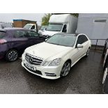 2014 MERCEDES-BENZ E300 BLUETEC HYBRID AUTO WHITE SALOON - NON RUNNER *NO VAT*