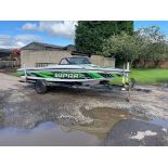 SUPRA BOAT, C/W TRAILER, RUNS AND WORKS ON LPG GAS *NO VAT*